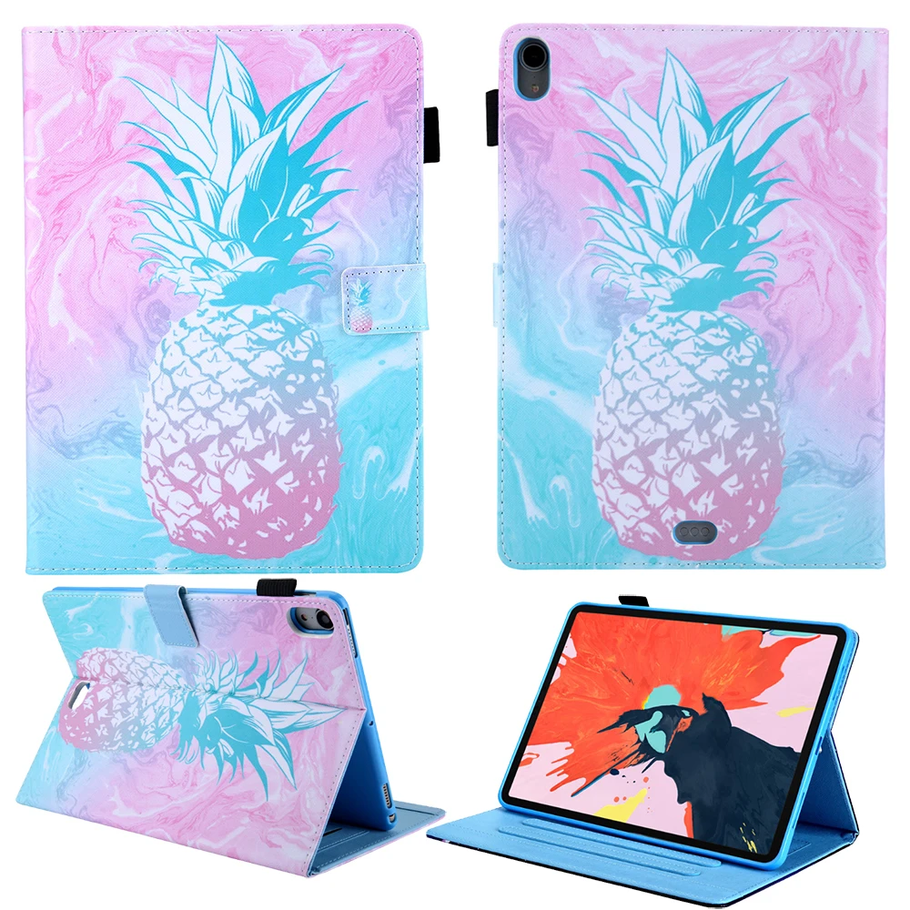 pineapple Кожаный чехол с принтом для iPad mini 4, 3, 2, 1, 7,9 дюймов, чехол с функцией автоматического сна, умный чехол для iPad mini, защитный чехол для планшета - Цвет: pineapple