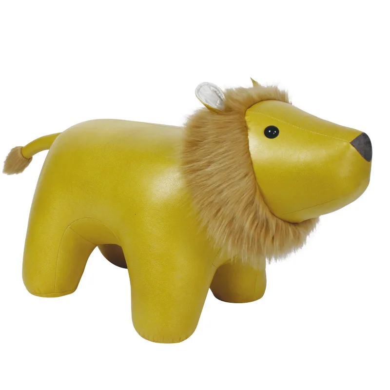 

Animal Stool Children Cartoon Stool Household Tea Table Shoes Stool Decoration Gift Northern Europe Lion Clothes Shoe Stool