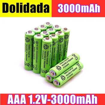

AAA 3000mAh 3A 1.2V Ni-MH yellow rechargeable battery cell for MP3 RC Toys led flashlight flashlight