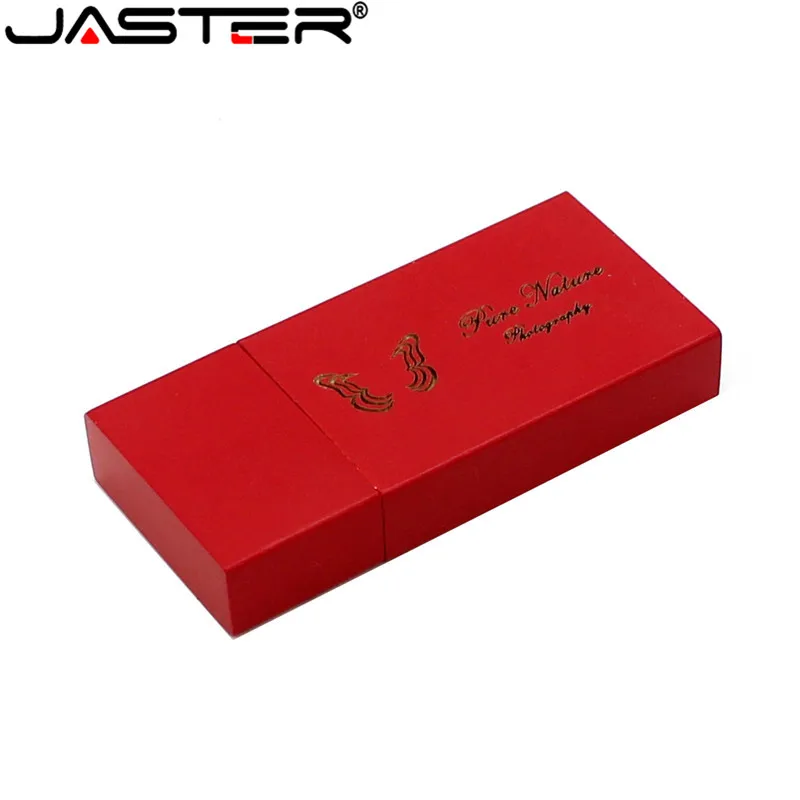 JASTER Новый Пользовательский логотип Деревянный Цветной с покрытием USB 2 0 флэш