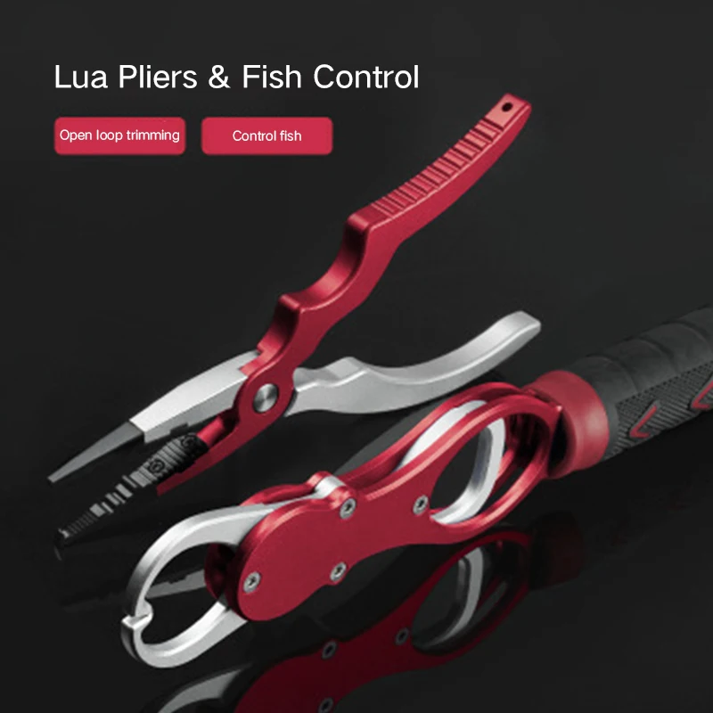 

Fish gripper Tool Fish Lip Control Grabber Plier Controlle with Weight Scale & Ruler Fishing Tool Carp Fishing Clamp Clip Tackle
