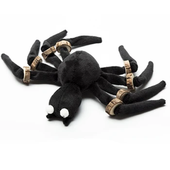 

Halloween Spider Cat Toy Pet Funny Black Spider Legs with Teething Wood Chip Cat Toy