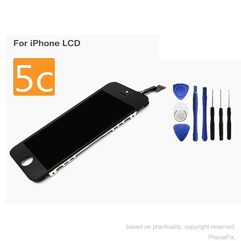 AAA+++ качественный ЖК-дисплей Замена сенсорного экрана для iPhone 5 5c 5S без битых пикселей
