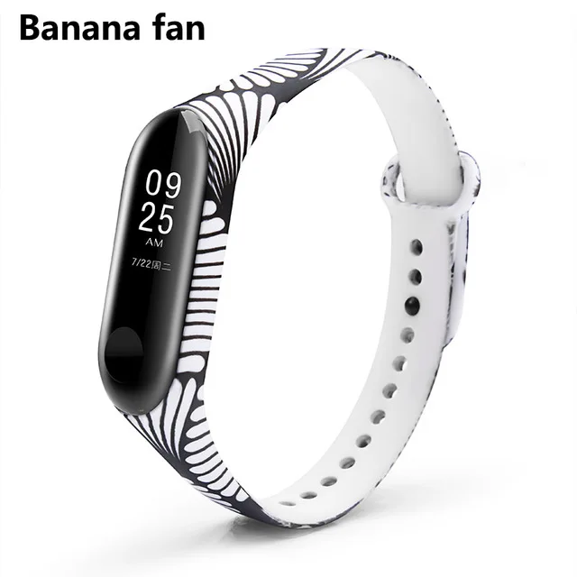 Graffiti style Strap For XiaoMi Mi Band 3 4 5 6 Silicone Wrist Strap For XiaoMi MiBand 6 sports strap for mi band 5 3 4 bracelet C8