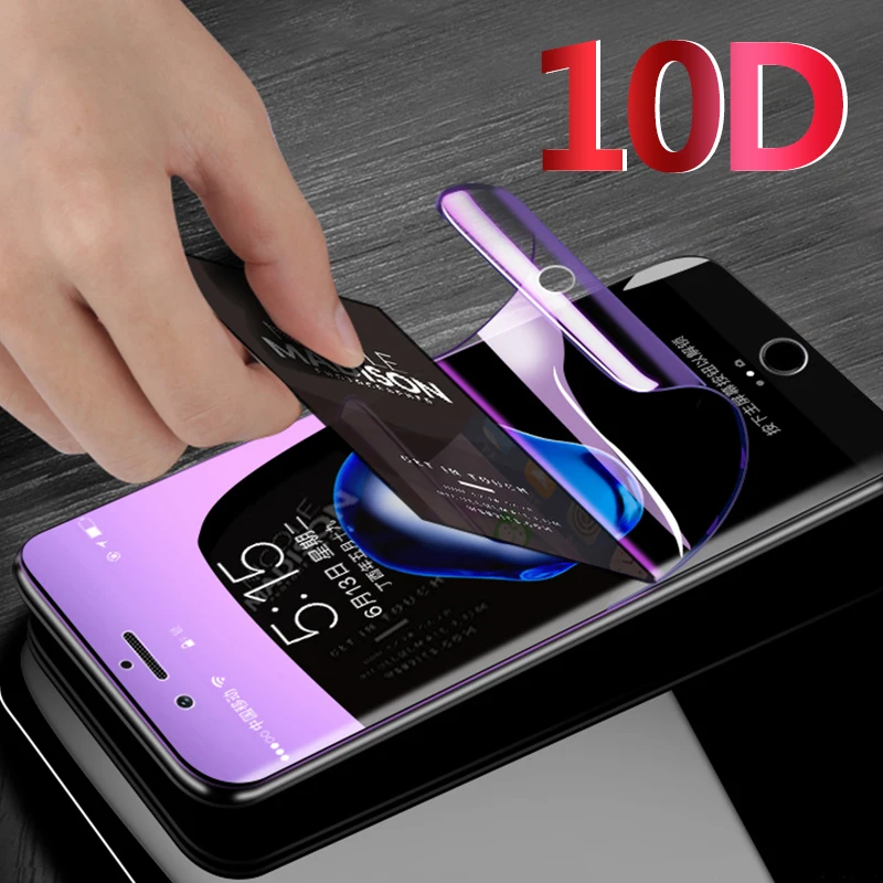 

Full Cover Soft Hydrogel Film For iphone 6 6S 7 8 Plus X 10 Screen Protector On The For iphone 6 6S 7 8 X Film Not Glass