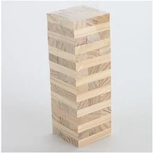 Деревянный штабелирование качающаяся башня игра как Дженга дети семья традиционная доска MIS 95AE