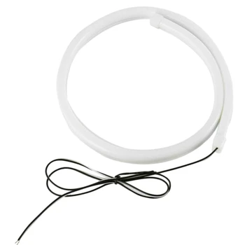 

2Pcs White 60cm Car Flexible Tube LED Strip Daytime Running DRL Light Headlight