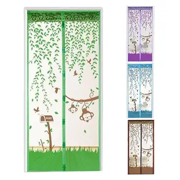 

Hands-Free Magnetic Soft Door Durable Fly Screen Anti Mosquito Bug Mesh Curtain screens and room divider For balcony living room
