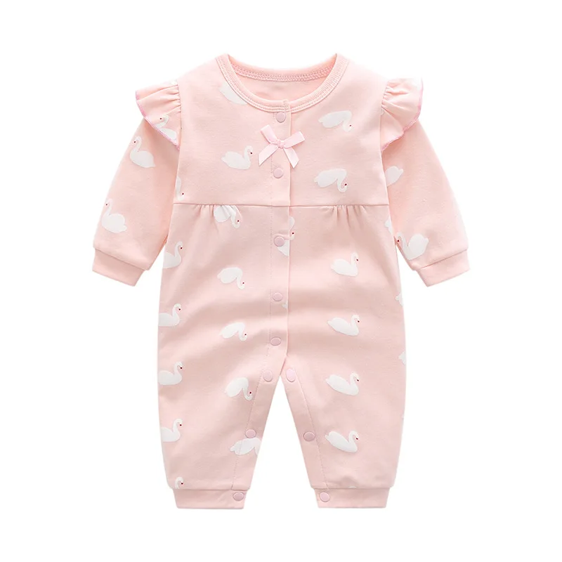 princess style Newborn baby girls clothes 100% Cotton Baby Rompers Soft Infant Clothing toddler baby girl jumpsuits vintage Baby Bodysuits