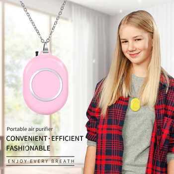 

personal air purifier USB Portable Wearable Necklaceair purifier air purifier Negative Ionizer Air Cleaner