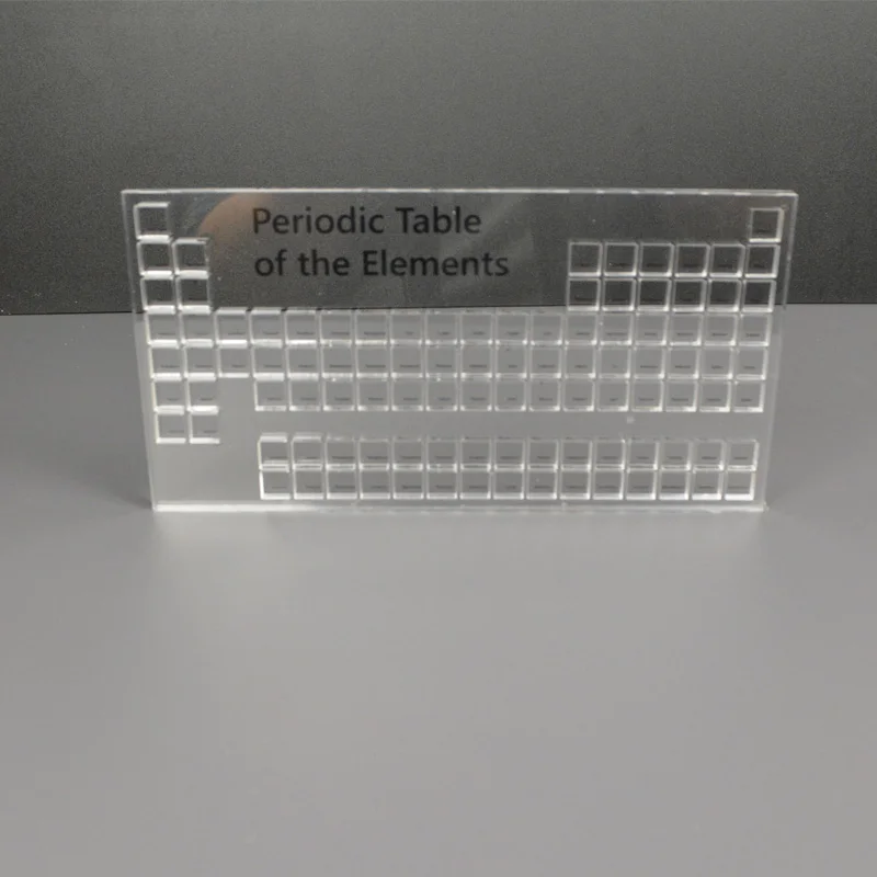Element Cube Collector Box Acrylic Box Case 10mm Grid Element Cube Collection Clear Element Periodic Table Storage Boxes 4
