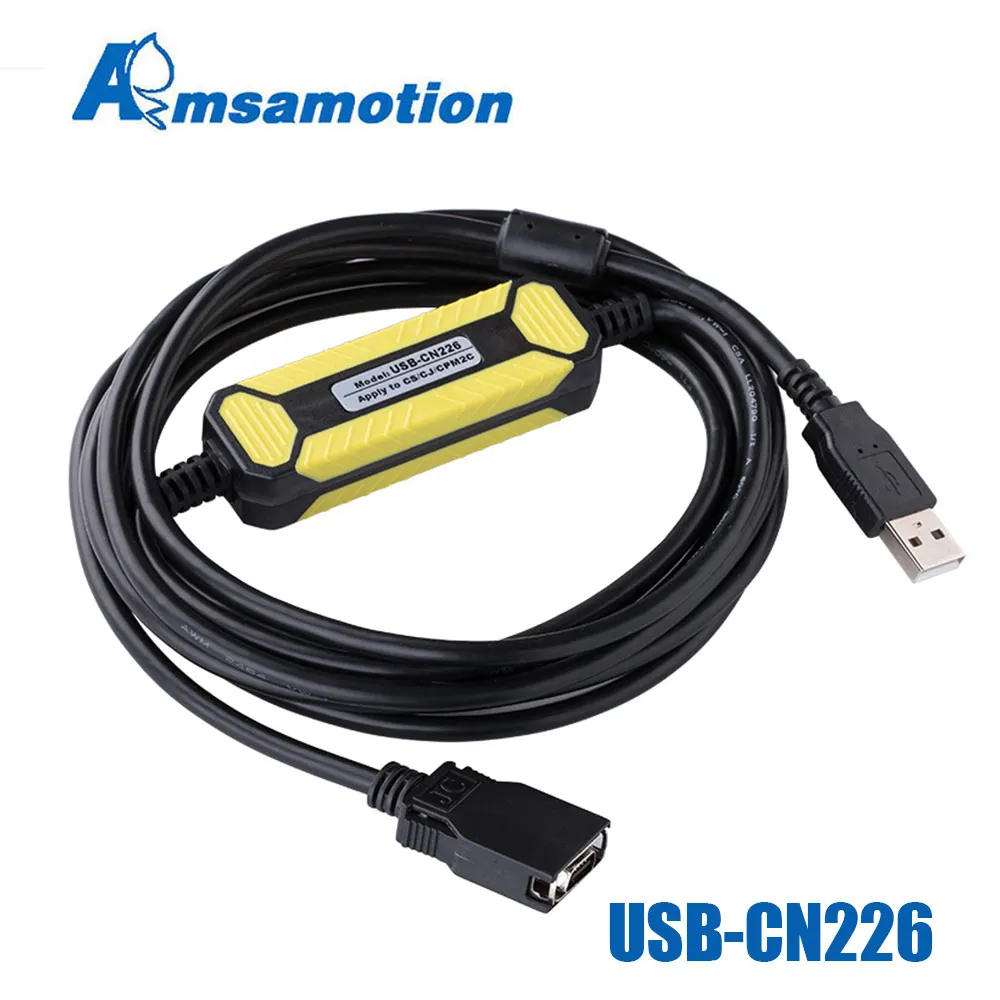 Экономичный кабель Amsamotion подходящий для программирования ПЛК серии Omron CS CJ CQM1H CPM2C