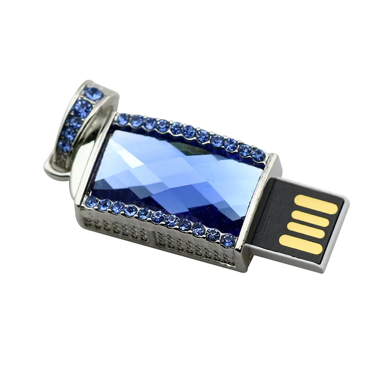 Новейшая флешка USB флеш накопитель U диск 32 ГБ 16 8 4 Гб бриллиантовый кристалл