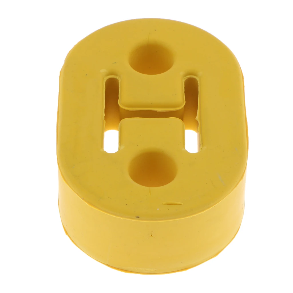 1Pcs YELLOW Polyurethane Car Exhaust Muffler Hangers Mount Bracket Universal