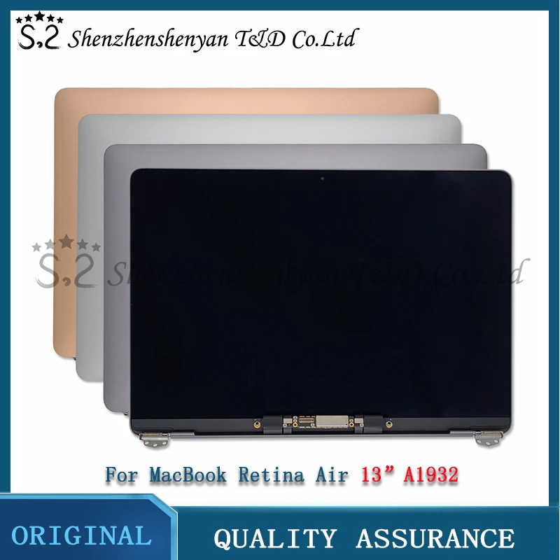 New for Macbook Air Retina 13.3 &quot2018 2019 A1932 Full LCD Display LED Screen with Glass Panel assembly EMC 3184 MRE82 | Компьютеры и