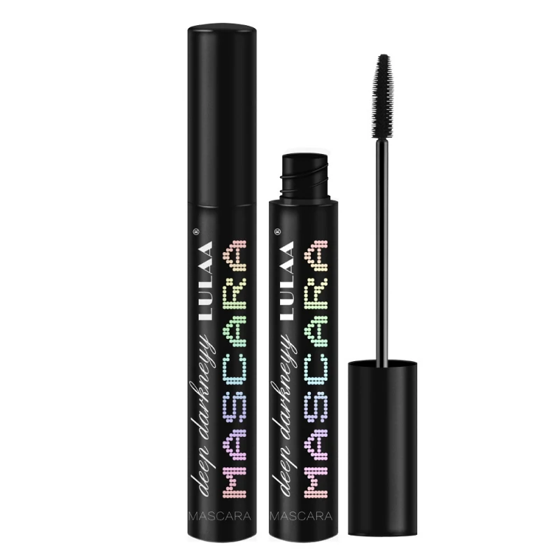 01 4DSilicone Head Mascara Waterproof Smudge-proof Long Lasting Curling Slender Mascara - Цвет: 01