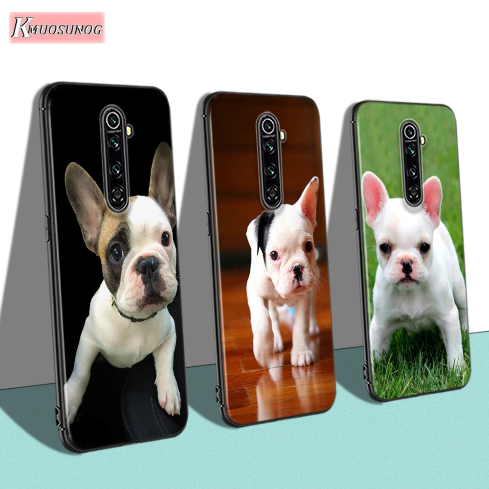 

Cute French Bulldog Black Cover for OPPO Reno ACE 2 F Z 10X Zoom F11 F9 F7 A7 R9S K3 K5 Pro Realme C2 Phone Case