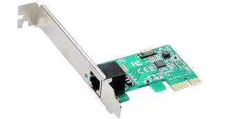

100pcs PCI Express PCI-E Network Card 1000Mbps Gigabit Ethernet 10/100/1000M RJ-45 RJ45 LAN Adapter Converter Controller
