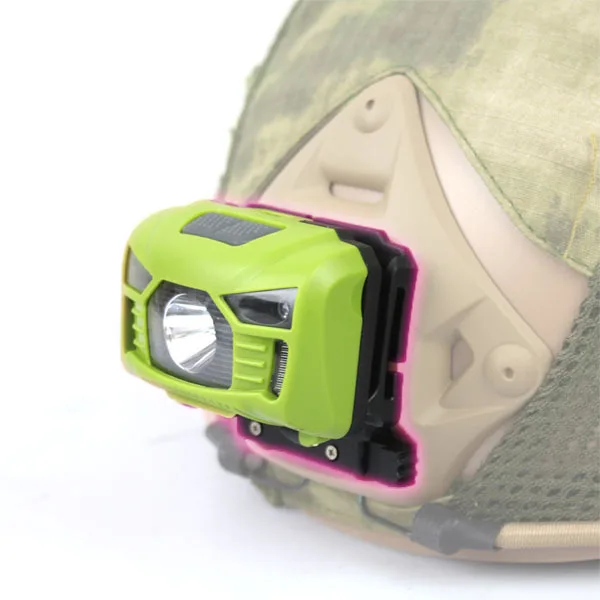 

Fast Helmet Headlights Wave Hand Sensing Waterproof Lights Q5 USB Rechargeable M88 Mickey Holder