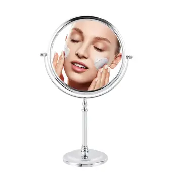

1X 5X 7X 10X Magnification Makeup Mirror 360 Rotating Professional Desktop Cosmetic Mirror 8" Double Sided Magnifier stand