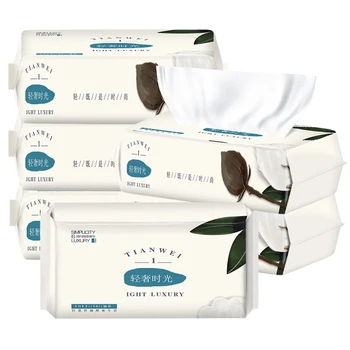 

50pcs/Bag Disposable Face Towel Wash Cloth Portable Cotton Fiber Facial Cleansing Makeup Remover Cleaning Wipes Tissue Towel