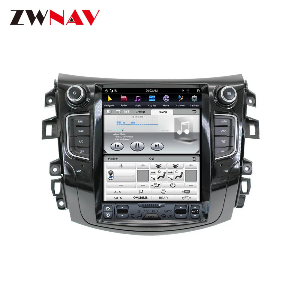 Top PX6 4GB RAM Tesla Style Android 8.1 Car GPS Navigation For NISSAN NP300 Navara 2014-019 Head Unit Multimedia Radio Tape Recorder 5
