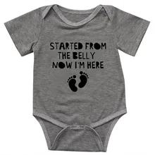 Wish/Лидер продаж; стильная футболка с короткими рукавами в западном стиле; одежда для ползания; одежда для малышей; цвет серый; 3d-принт с буквенным принтом; для малышей; An