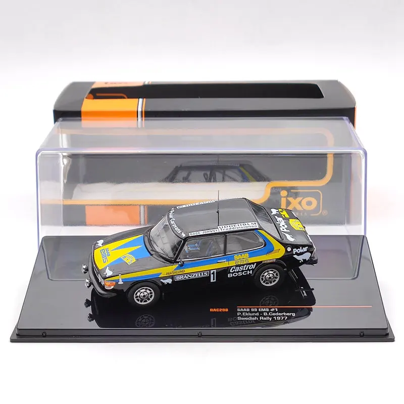 IXO для SAAB 99 EMS #1 P.Eklund B.Cederberg шведский ралли 1977 RAC298 литые модели автомобилей