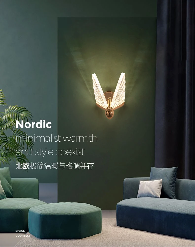 Современные СВЕТОДИОДНЫЕ бабочка крепеж для настенных светильников ...