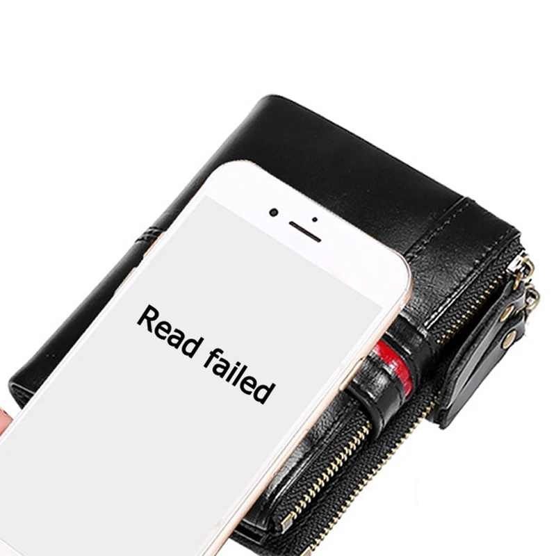 BISI GORO/Новый Анти Вор RFID Кредитная карта ID держатель для карт из натуральной кожи