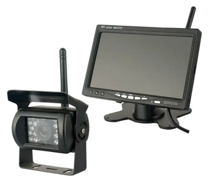 5 комплектов беспроводной 7 дюймов HD TFT lcd монитор заднего вида для автомобиля резервная камера система парковки для грузовика