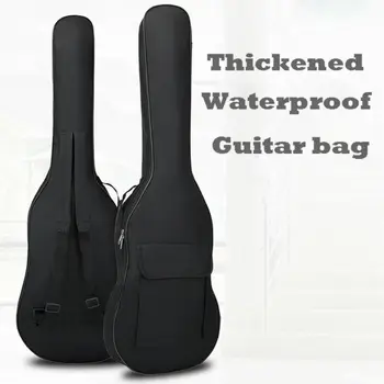 

2020 Functional Black Waterproof Double Straps Bass Backpack Gig Bag Case for Electric Bass Guitar 5Mm Thickness Sponge Padded