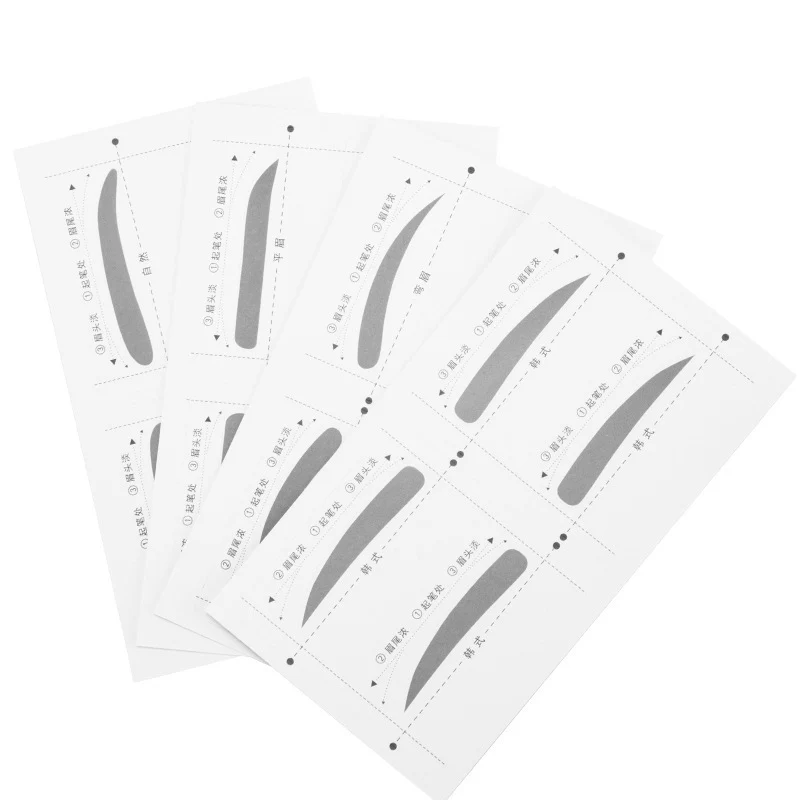 4pcs 3 шт./компл. трафарет для бровей многоразового использования, для бровей, "сделай сам" для рисования руководство стиль формирование шаблон макияж карты Макияж Вспомогательные аксессуары - Цвет: 4pcs