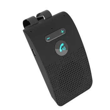 

Hands free Bluetooth car kit sun visor wireless Speakerphone multi-point speaker V4.2 broadcast call ID