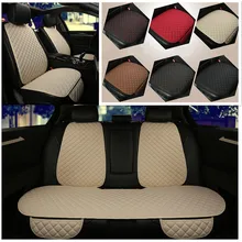 

Flax Car Seat Cover For 98% Models Front Back Row With Backrest Seat Auto Cushion All Season Protection Car Accessories