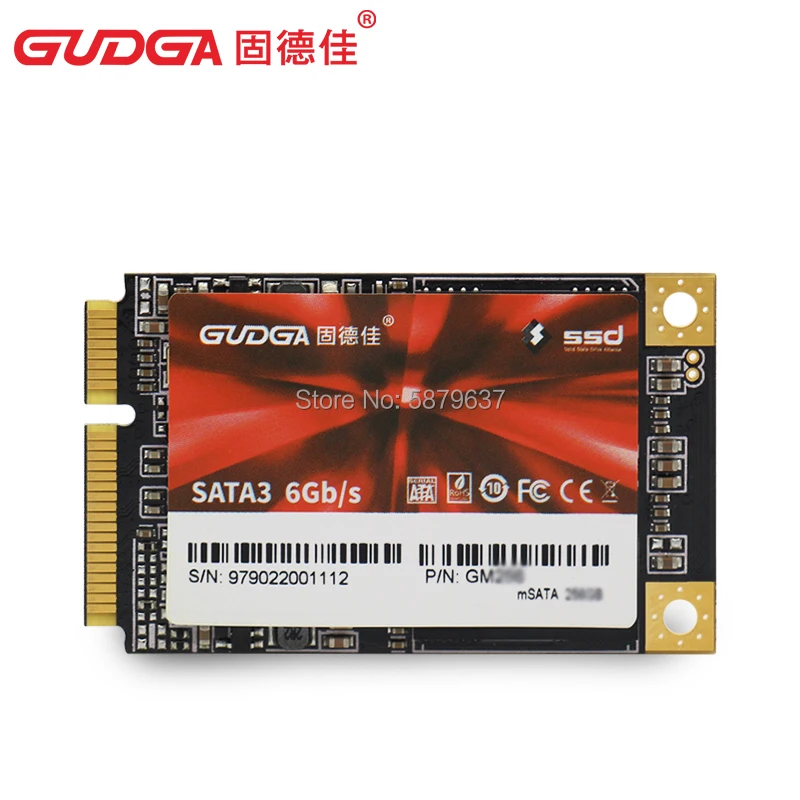 GUDGA SSD Mini mSATA SATA3 64GB-128-512-256-1TB-2TB Внутренний твердотельный накопитель Жесткий диск