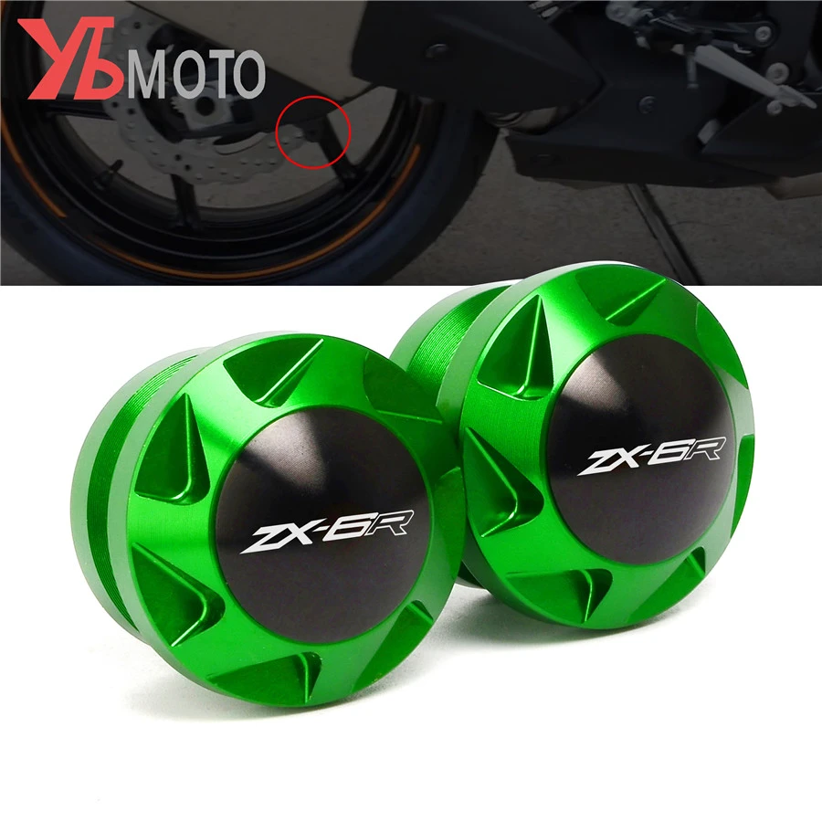 Motorcycle Aluminum Swingarm Spools Slider For Kawasaki zx 6r zx6r