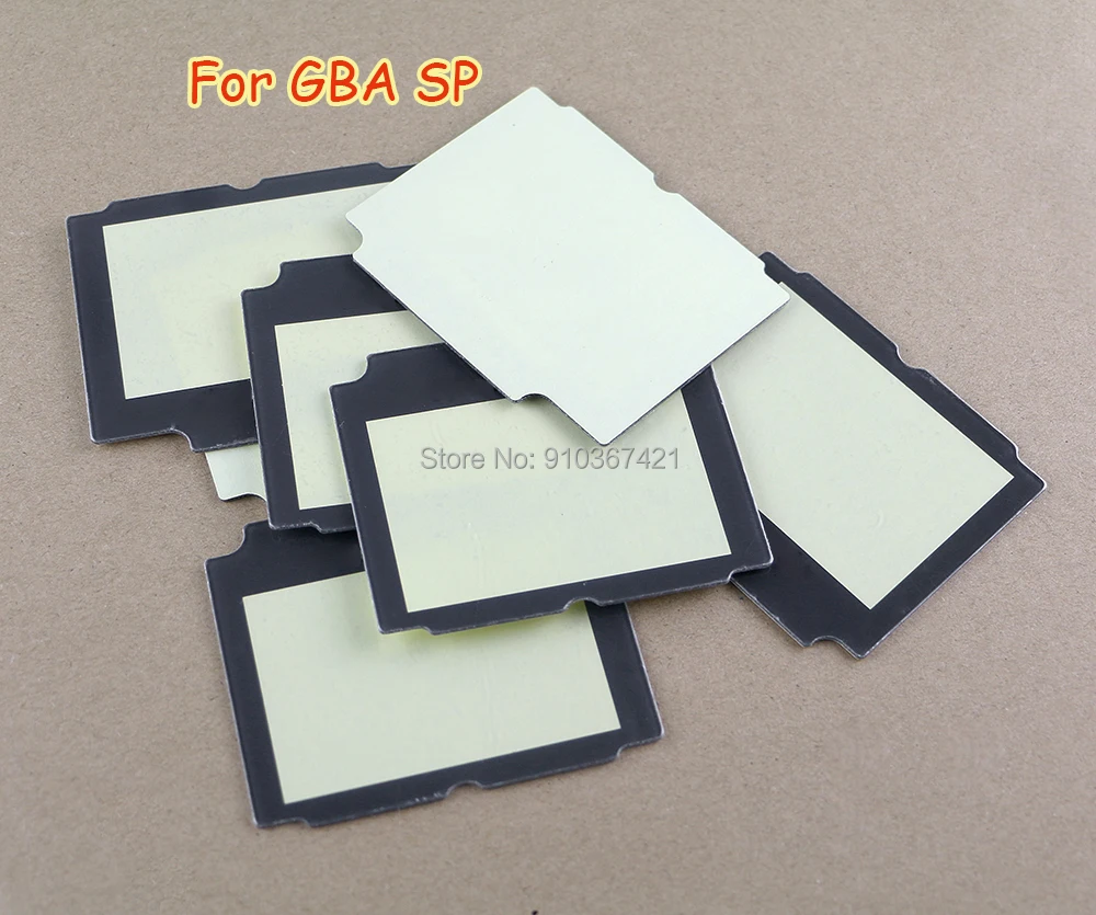 1 Pz/Lotto Specchio Di Ricambio In Plastica Nera Per Game Boy Advance Sp Protezione Dell'Obiettivo Dello Schermo Per Console Di Gioco Gba Sp