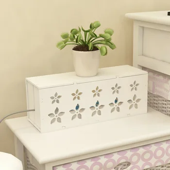 

New Nordic Storage Boxes Wire Organizer Box Cable Management Electrical Outlet Bins For Power Strip Multi-Charger Wire