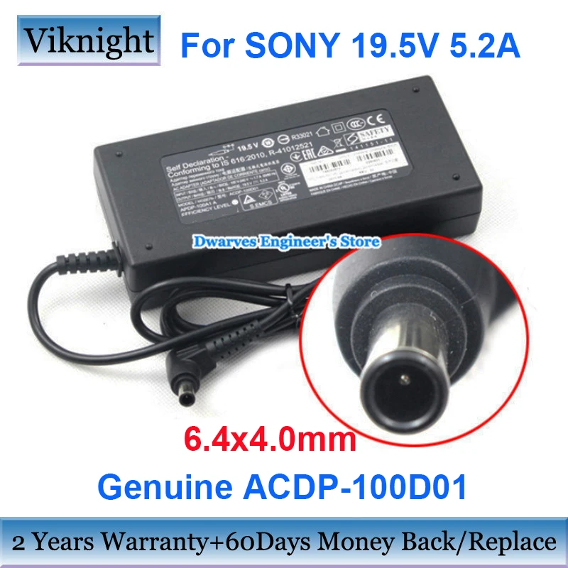 Genuine Acdp100d01 Apdp100a1a Ac Power Supply Adapter Kdl43w755c For