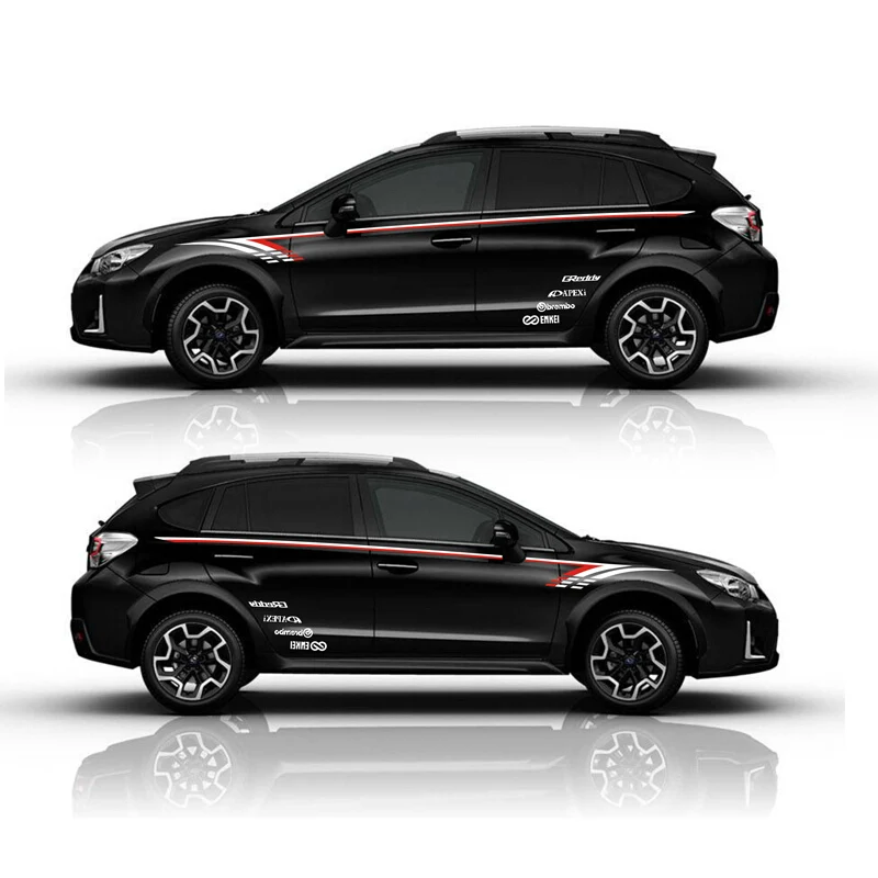 Спортивные полоски наклейки для автомобиля Subaru XV зрение 2.0I Mark Levinson автомобильные обе стороны тела Range Rover Sport авто наклейки