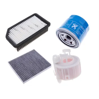 

4pcs/set Filter set for 11-15 KIA K2 air filter + cabin filter + oil filter+fuel filter