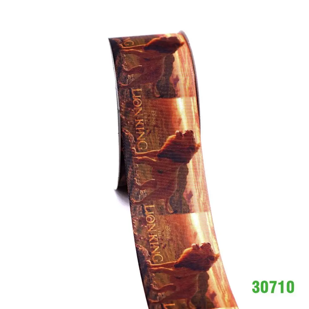 30710 DIY ремесло поставляет мультфильм персонаж напечатанный grosgrain ленты, атласная лента 50 ярдов. 30689 - Цвет: 30710