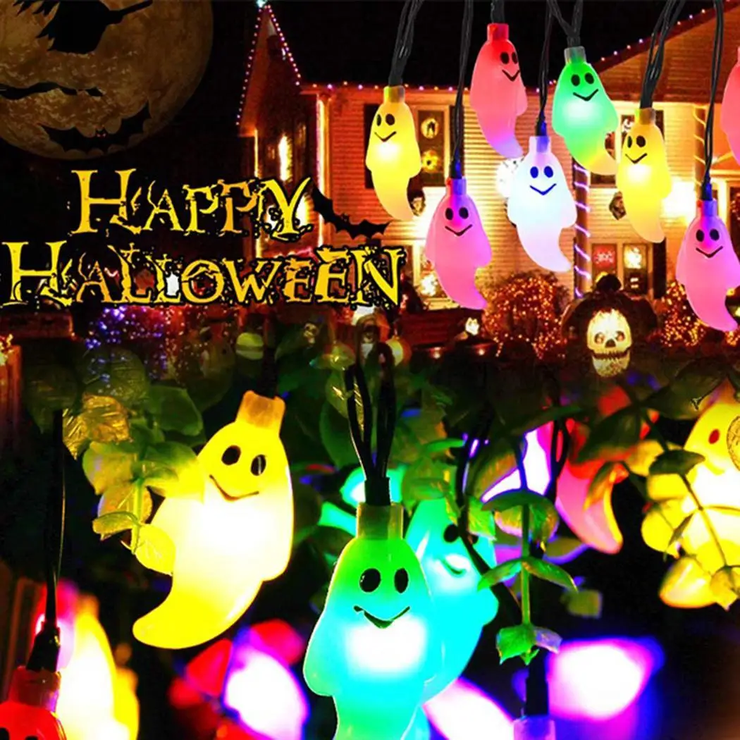 

New Halloween LED Decorative Lights Christmas Xmas 4-6H 6-8H 20pcs Tree Lights Total 2 meters approx IP44