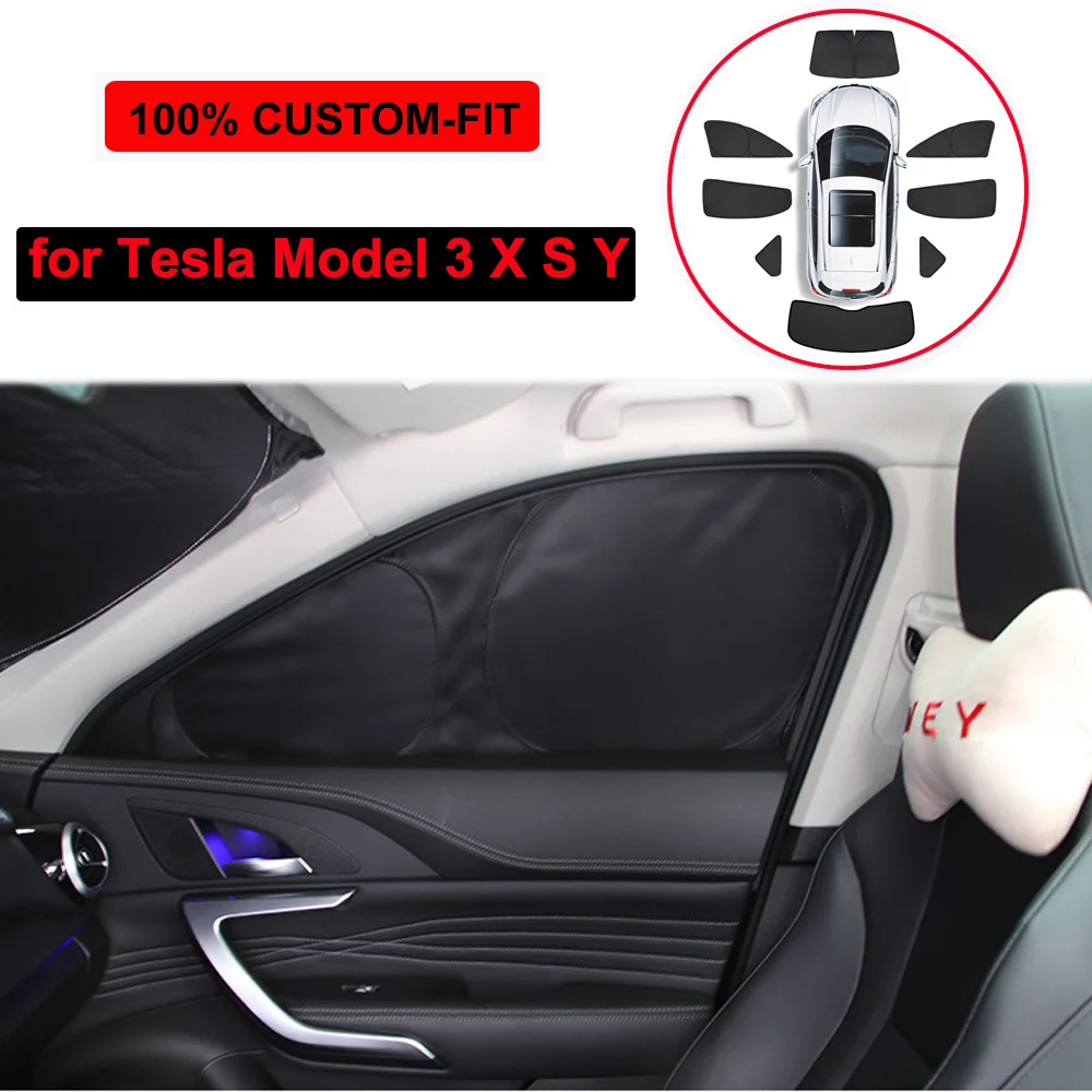 Солнцезащитный козырек для боковых окон автомобиля Tesla Model 3 Y X S 2021 | Автомобили и