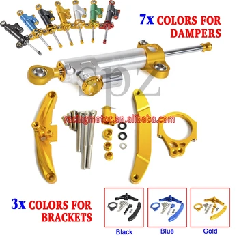 

Motorcycle Steering Damper Mounting Bracket Kit for Yamaha FZ1 Fazer 2006 - 2015 2007 2008 2009 2010 2011 2012 2013 2014