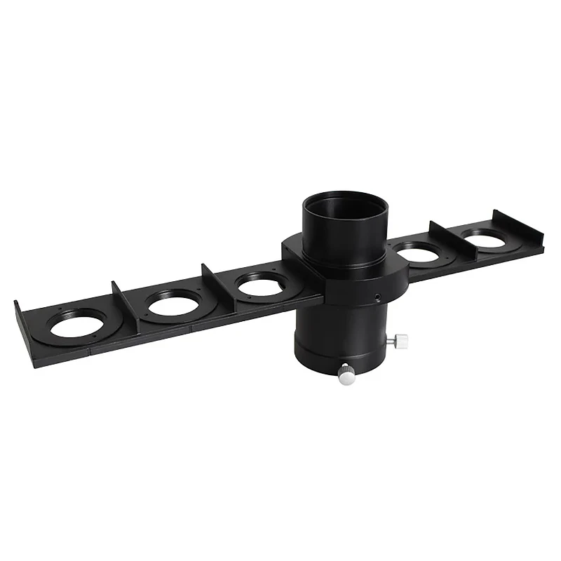 2inch 6-Slot Astronomical Telescope Filter Slider Full Metal Frame 1.25inch and Wheel Racks |