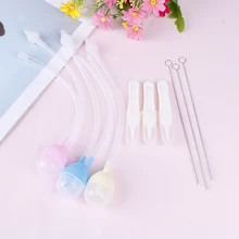 Новое предложение, партиями по 3 шт./компл. Дети Вакуумный отсасывающий носовой аспиратор комплект детсой безопасности для прочистки носа у младенцев против гриппа аксессуары для защиты по уходу за ребенком