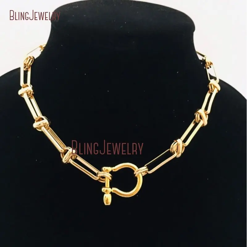 Nm33899 Chain Necklace Gold 24k Plated Design Wo Copper Set 