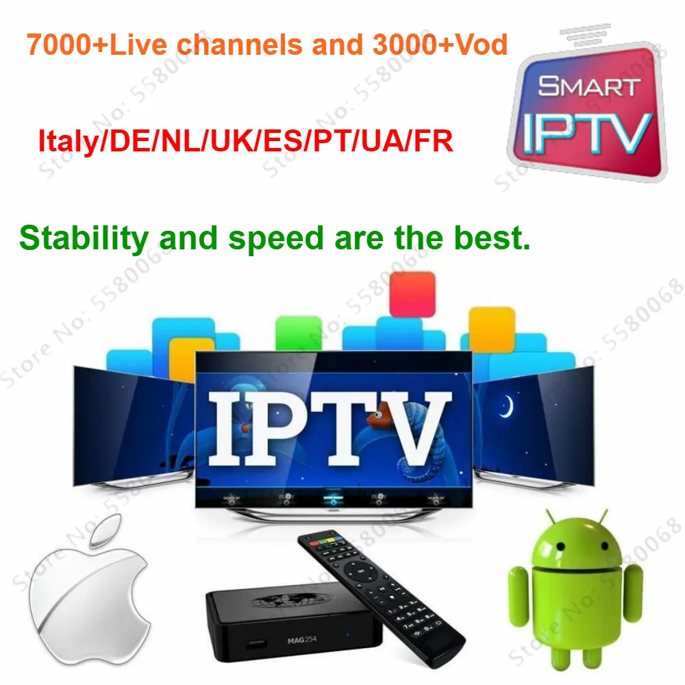 

IPTV subscription Spain France US IPTV subscription Belgium Netherlands Portugal IPTV MU3 subscription for smart TV Android box
